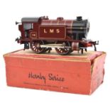 Hornby O Gauge clockwork No.1 0-4-0 Tank Locomotive. In LMS lined maroon and black livery, RN70.