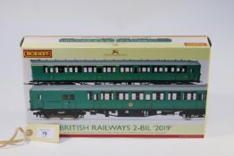 Hornby Railways British Railways 2-BIL '2019' EMU Train Pack (R3257). Comprising a driving motor
