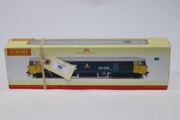 Hornby Railways BR class 50 Co-Co Diesel Locomotive, Ark Royal RN50 035 (R2349). In Rail Blue