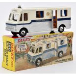 A Dinky Toys Midland Mobile Bank. 280. White and silver body, with blue waist band. Gold crest,