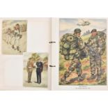 4 binders: The Royal Marines, vols 6 to 9 also a published book of the "Uniforms of the Royal