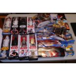 37x Star Wars related items. Including 10x 12 inch scale figures; Kylo Ren, Stormtroopers, TIE