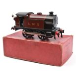Hornby O Gauge clockwork Type 1010-4-0 Tank Locomotive. In LMS lined maroon and black livery, RN