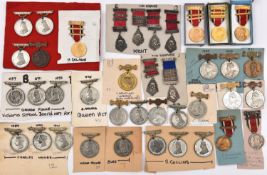 Kent Education Committee HM silver attendance and good conduct medals (8) covering the 1904-1915