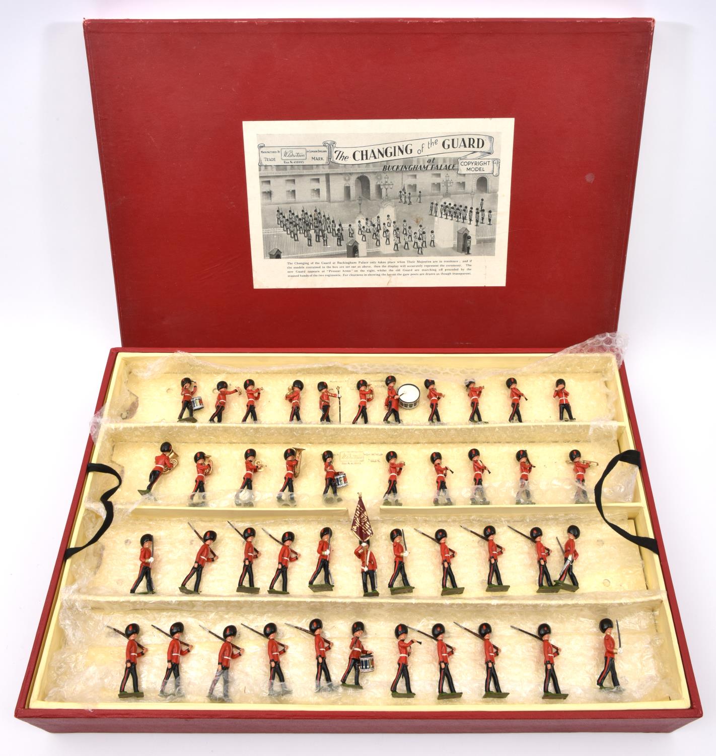 A scarce set of Britains 'The Changing of the Guard at Buckingham Palace' (Set No. 1555). This