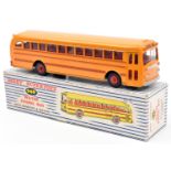 Dinky Supertoys Wayne School Bus (949). In dark yellow with red lining and wheels. Boxed, minor