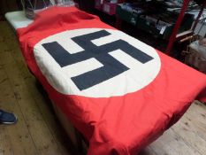 A Third Reich single sided wall banner, 44" x 60". VGC