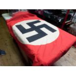 A Third Reich single sided wall banner, 44" x 60". VGC