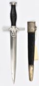 A Third Reich 1st pattern RLB Leader's dagger, by Paul Weyersberg & Co, the hilt mounts of bare