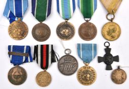 German awards: Bavaria King Ludwig cross 1916; Hannover: Lagenselza Medal 1866; Prussia Waterloo