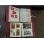 1 binder: the Royal Horse Guards, containing photographs, postcards, scraps etc. GC See important