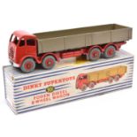 Dinky Supertoys Foden Diesel 8-wheel wagon (901). An FG second type example with red cab, chassis