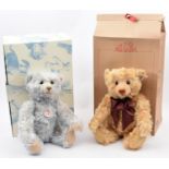 2 Steiff Limited Edition Teddy Bears. A 2012 issue Teddy Bear Ice. (036842), in light blue mohair,