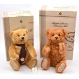 2 Steiff Limited Edition Teddy Bears. 2 British Collector's series- 2005 issue (661969) in golden
