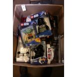 13x Star Wars related items. Including; a Big-Figs 18 inch Duluxe BB-8. Darth Vader Cookie Jar. 2x