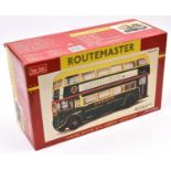 Sun Star 1:24 Routemaster Double Deck Bus. RM 2191 CUV 191C in dark green and yellow livery of