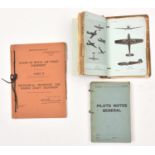 3 WWII Air Ministry publications: 'Aircraft Recognition Training' handbook with photos,