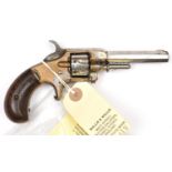 A de-activated 7 shot .22" RF Whitneyville Armoury SA pocket revolver, number 31899, octagonal