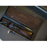 *A Spanish Aya DB side by side 12 bore x 2¾" top lever hammerless boxlock ejector shotgun, number