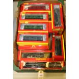 A quantity of Hornby 00 gauge railway. BR King class 4-6-0 tender locomotive, 'King George II', RN