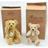 2 Steiff Limited Edition Teddy Bears. A 2001 issue Teddy Bear 1922 (406898) a replica of a 1922