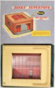 Dinky Supertoys Fire Station Kit (954). A plastic kit with clear roof, brick effect walls, grey