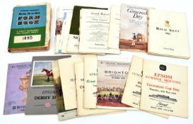 24 Racing programmes, including 3 Epsom Summer Meeting Coronation Year, 4th, 5th and 6th June