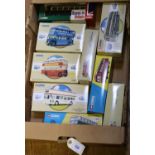 10 Corgi Classics buses and coaches. 2x Guy Arab, Northern and Walsall. Daimler CW Utility Bus,