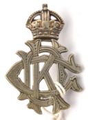 An NCO's WM arm badge of the Kings Dragoon Guards. GC Plate 1 .