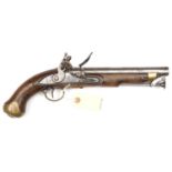 A .65? Tower New Land pattern flintlock holster pistol to the 12th Royal Lancers, the barrel bearing