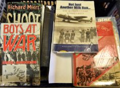 25 books, mostly on flying and relating to WWII, including "Moonless Night" by James, "I Flew for