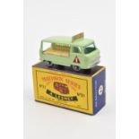 A Matchbox Series Commer Milk Float (21c). In light green with 'Drink More Milk' decal to roof and