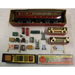 Hornby O gauge accessories. 2x boxes of Half Dozen Station Hoardings. Railways Accessories No.1