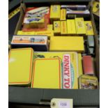 A quantity of Atlas Dinky and other Dinky related items. Including Caravan (811), Renault