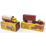 2 Budgie Toys Trucks. An Austin British Railways Articulated Container Transporter (252). In