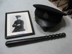 A Geo V Special Constabulary Long Service medal, with clasp "The Great War 1914-18" (Inspr. Arthur