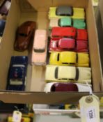 10 Dinky Toys. All American cars- Hudson Commodore, Dodge Royal Sedan, Studebaker, Ford Sedan, 2x