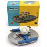 A Corgi Major Toys H.D.L. Hovercraft (1119) in metallic silver and blue with white fan and yellow