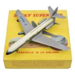 Dinky Supertoys Caravelle SE 210 Airliner (997). In silver, white and blue Air France livery, F-