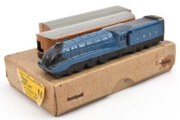 Dinky Toys Express Passenger Set (16). Comprising an LNER Class A4 locomotive, 2509, and 2x