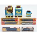 30x N gauge model railway items. Including 2x Wrenn BR locomotives; a Class 55 Co-Co diesel loco,