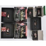 6x King & Country model soldier sets. Coldstream Guards Officer with Regimental Colours (NA126).