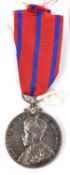 Coronation (Police) Medal 1911, County and Borough Police issue (P.C. 165 Saunders). VF, edge