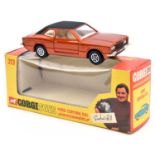 A Corgi Whizzwheels Ford Cortina GXL 'Graham Hill' (313). An example in metallic bronze with black