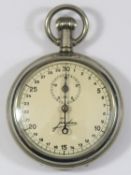 Junghans Kriegsmaring 30 second stopwatch, marked for the Torpedoschule, Kiel. Plated case with