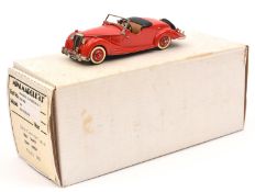 A Mini Marques 43 1948 Riley RMB Convertible. An example in bright red with tan interior, red wheels