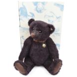 A Steiff 2010 North American Limited Edition Teddy Bear, Prince-The Purple Trademark Bear (