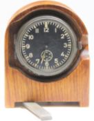 German Kienzle message centre clock. Mounted in a base metal, hinged case, marked Heereseigentum,