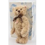 A Steiff British Collectors Teddy Bear 2010. 36cm (663291). Covered with light brown curly Mohair,