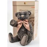 A Steiff 2007 British Collector's 'Old Black Bear'. Teddy Bear 40cm (662508). Covered with Grey